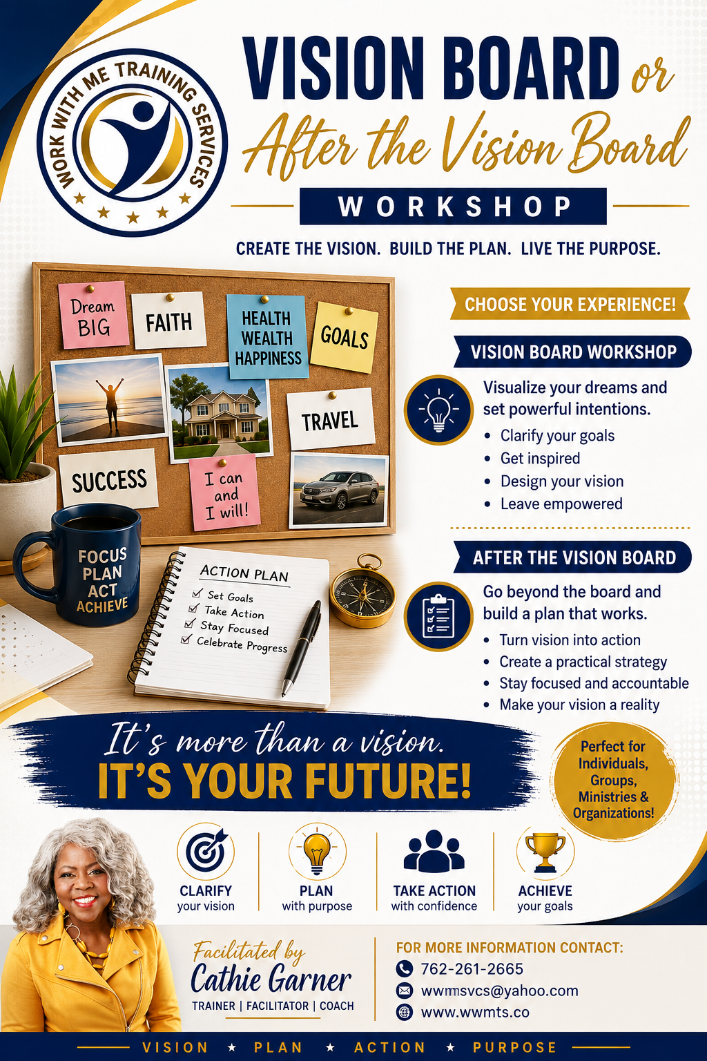 Vision Board Workshop flyer